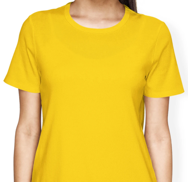 Women T-Shirt - Yellow